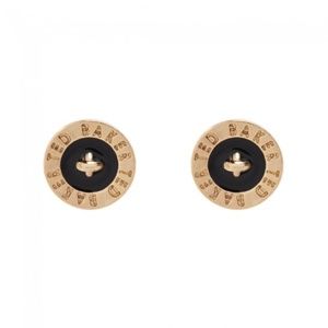 Ted Baker Tempany Enamel Logo Stud Earrings
